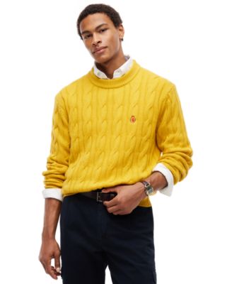Men's American Icons Cable Crewneck Lambswool Sweater