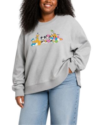 Plus Size Big & Tall Graphic Crewneck Classic-Fit Cotton Sweatshirt