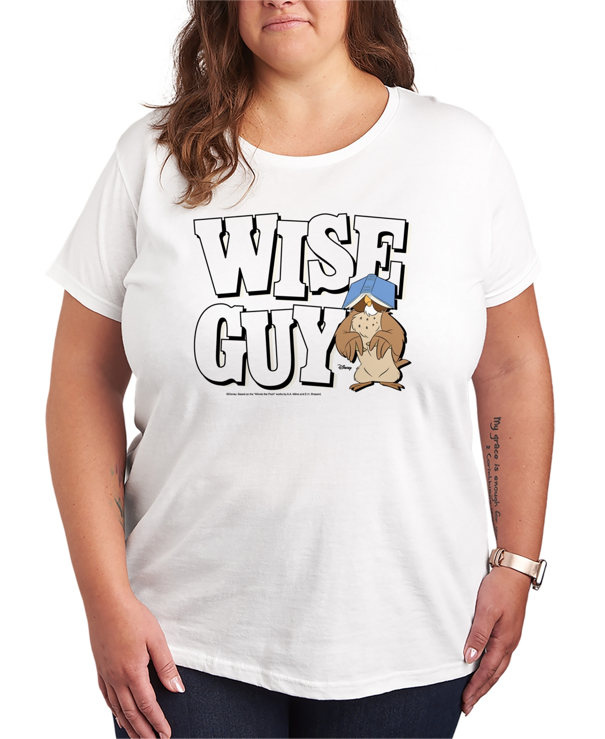 Hybrid Apparel Plus Disney Crewneck Short-Sleeve Graphic Tee