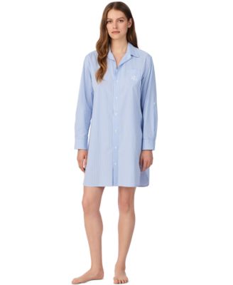 Women's Long-Sleeve Roll-Tab His Shirt Sleepshirt
