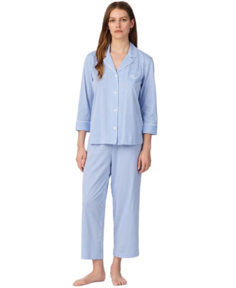 Пижамный комплект Capri — Lauren Ralph Lauren, цвет: Полосатый синий