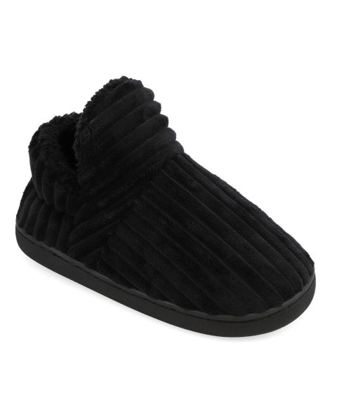 Женские тапочки MIA Plushy Slip-On Slippers, цвет: Чёрный