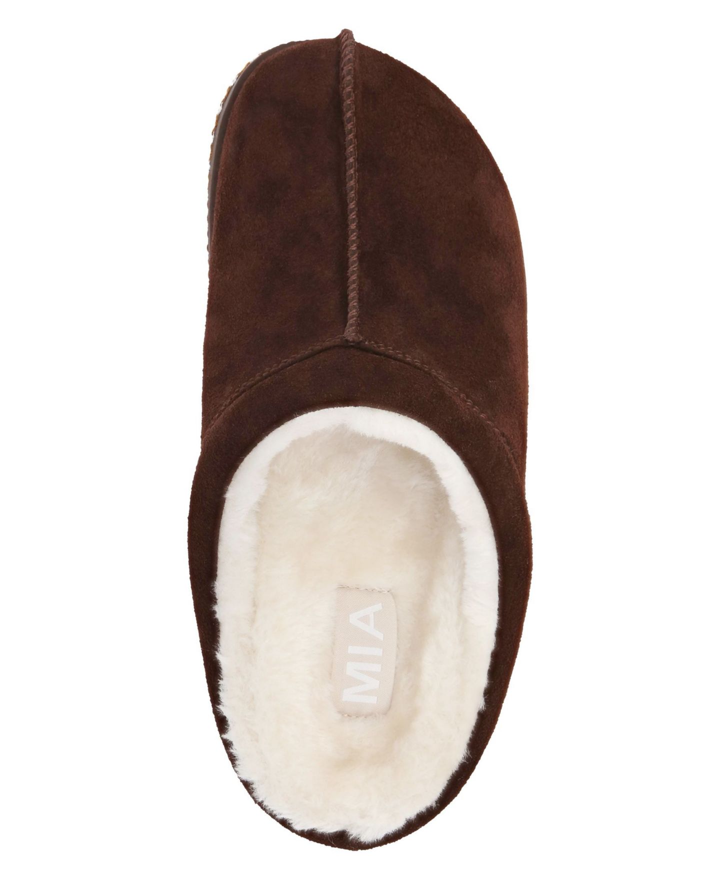 Женские сабо MIA Villas Suede Slip-On Clog Slippers, цвет: Шоколадный — фото 4