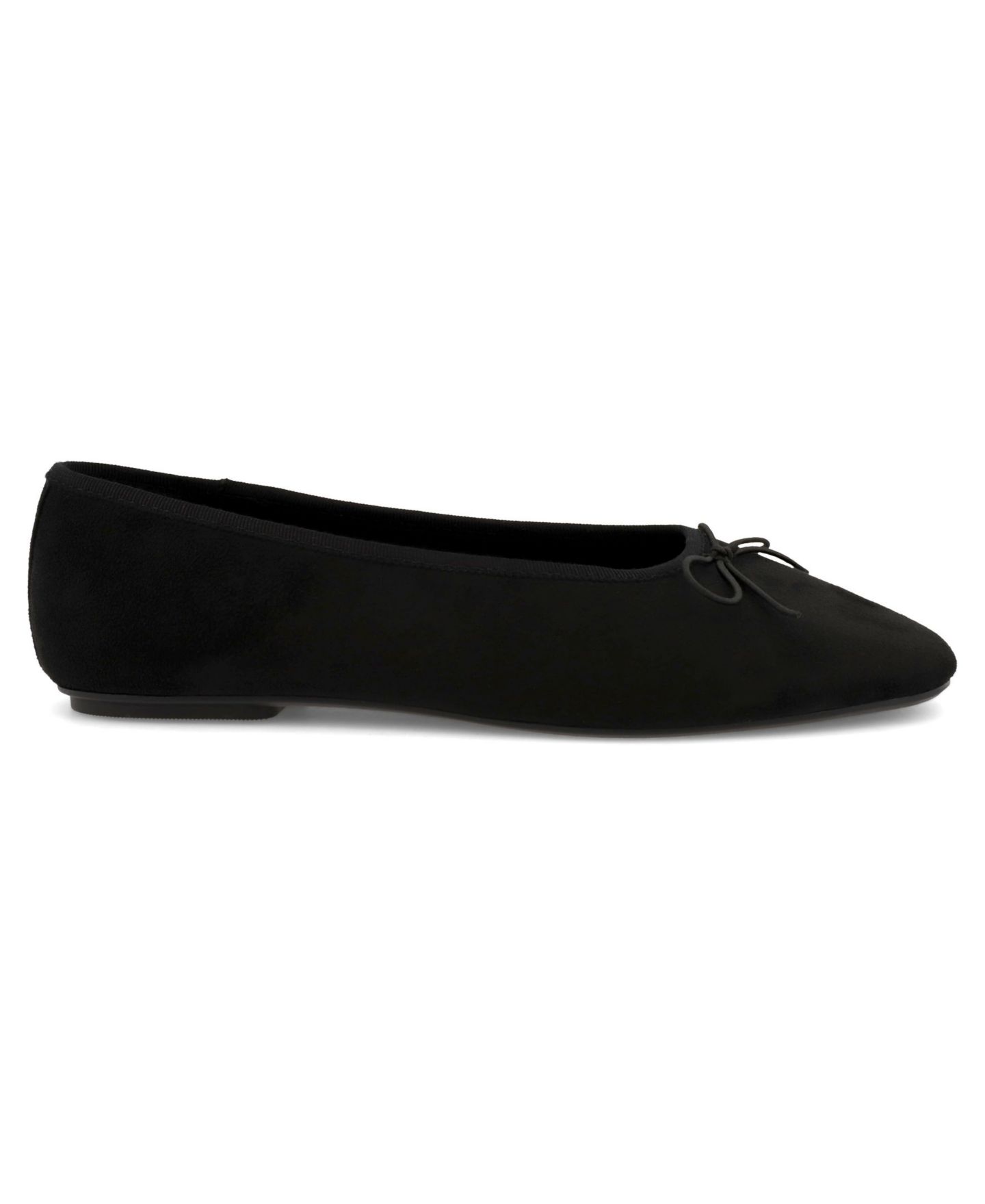 Женские балетки MIA Tinna Bow Ballet Slip-On Flats, цвет: Чёрный — фото 2