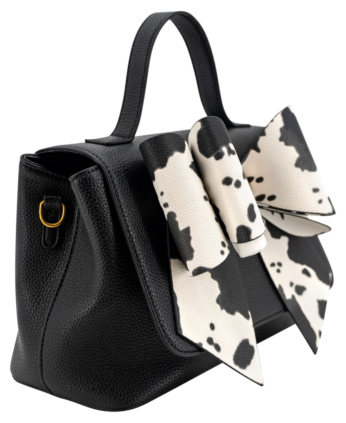 Женская сумка LIKE DREAMS Saddle Bow Small Crossbody Handbag, цвет: Чёрный — фото 3