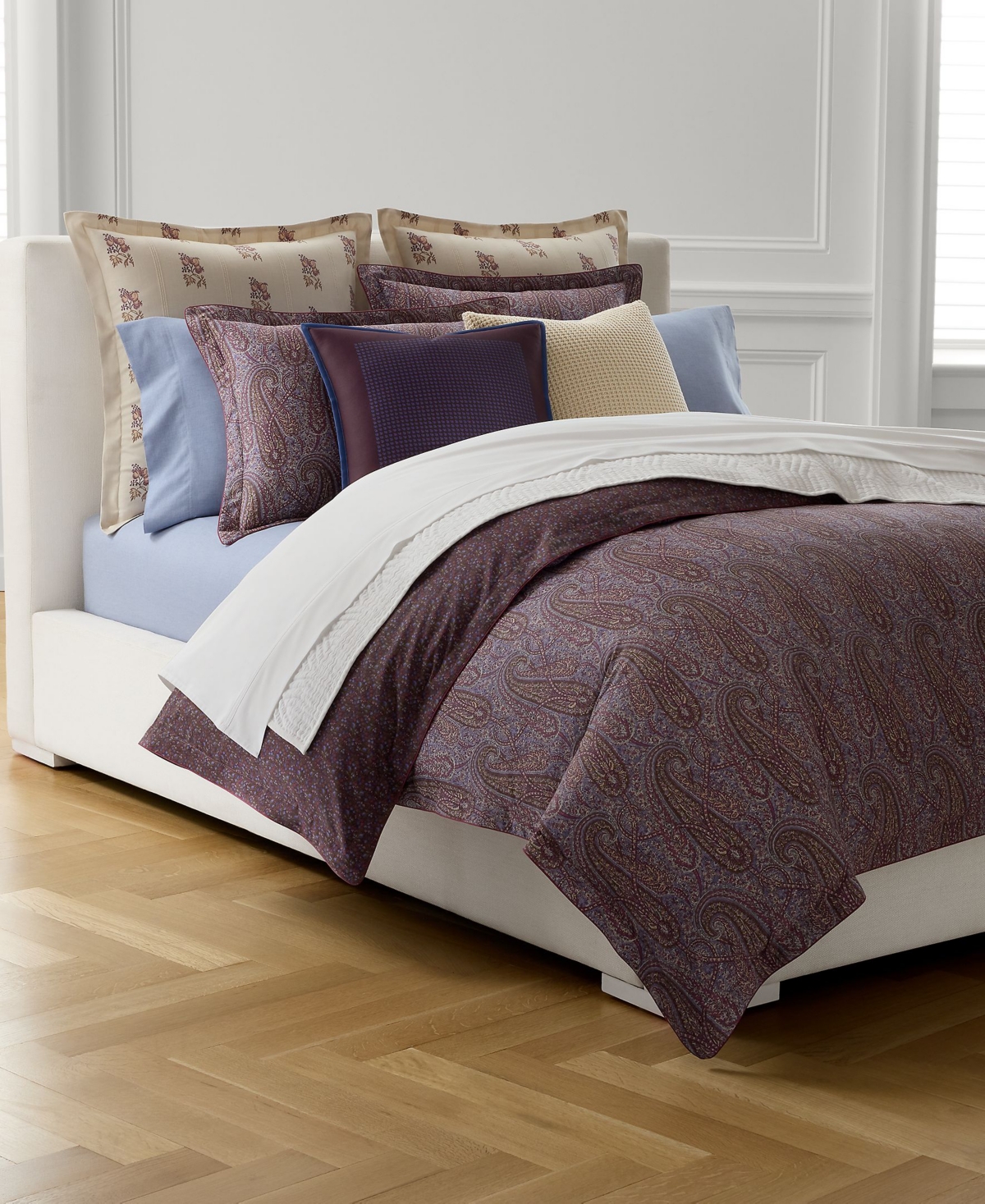 Lauren Ralph Lauren Rosalie Cotton 3-Piece Comforter Set, Full/Queen