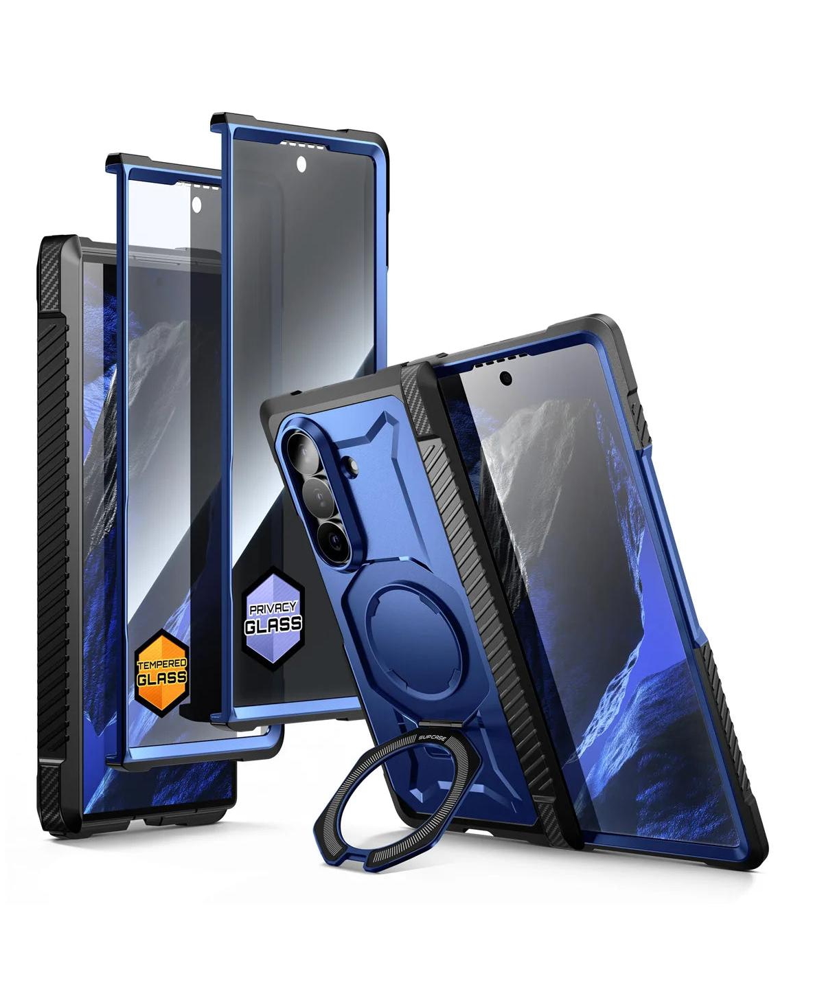 Supcase Ub Grip Rugged MagSafe Case with Hd and Privacy Screen Protectors, Compatible with Samsung Galaxy Z Fold 8 Ultra