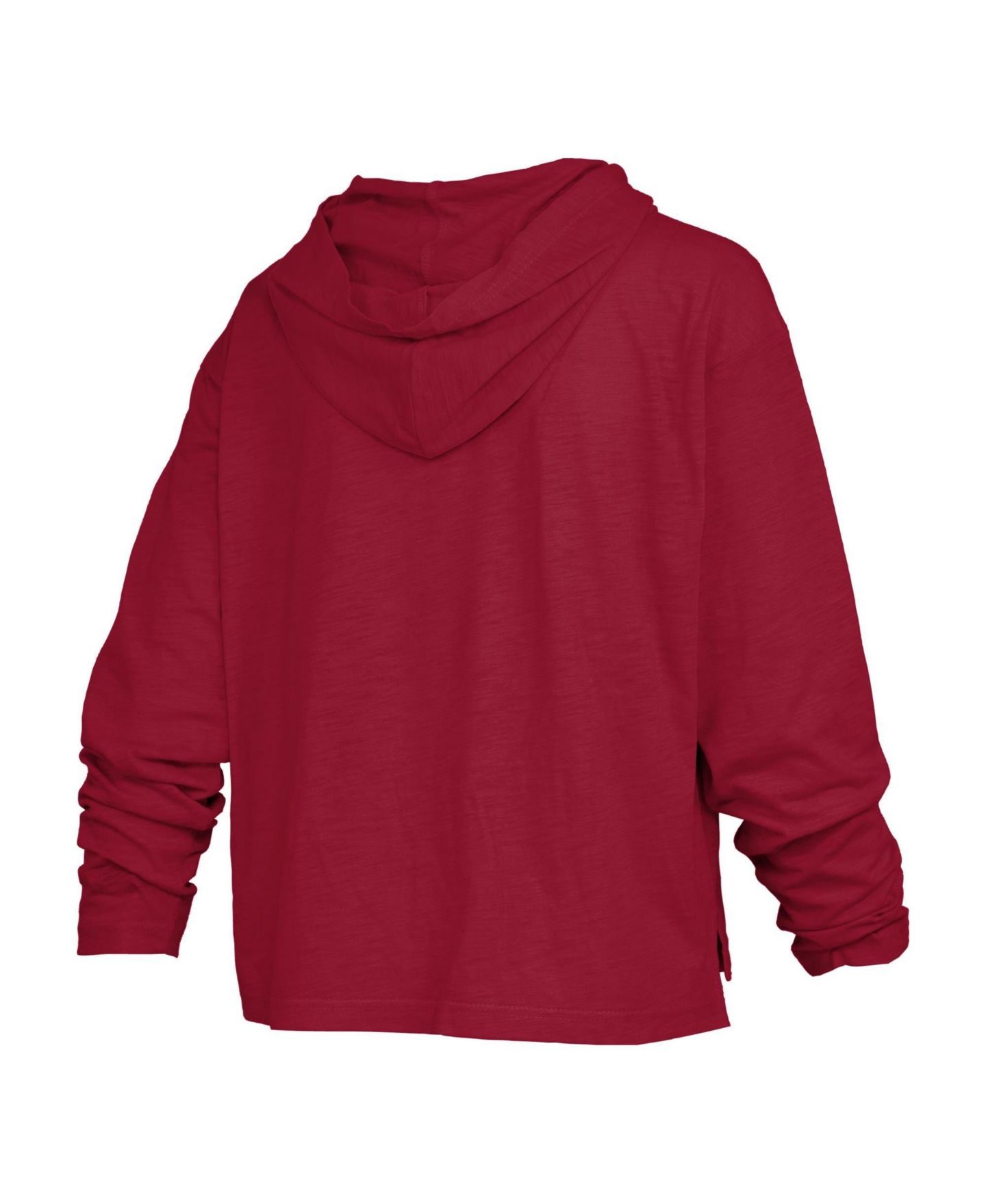 Женская футболка Pressbox Oklahoma Sooners Nelson Hooded Slub Long-Sleeve — фото 3