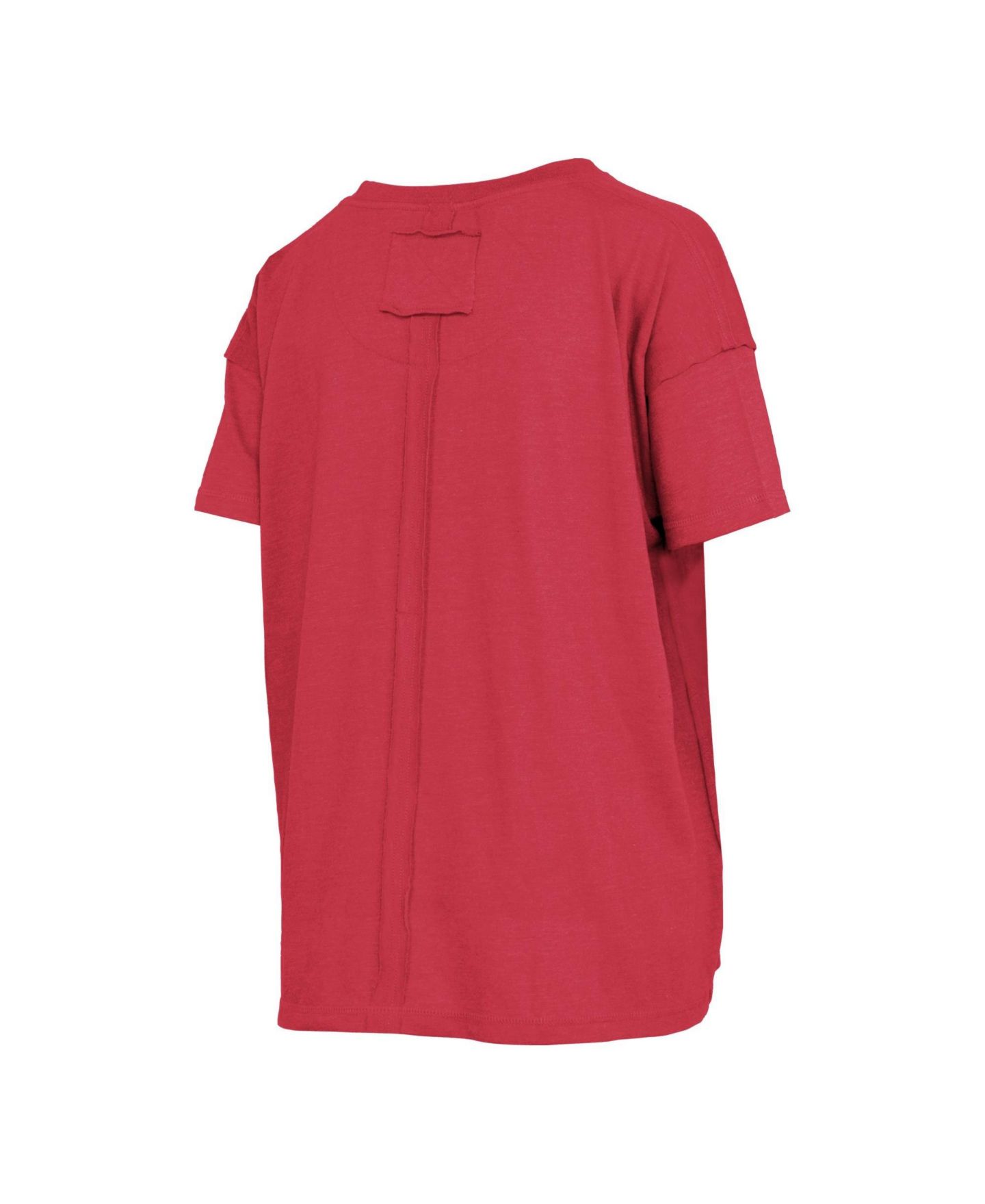 Женская футболка Pressbox Nebraska Huskers Oversized Heather — фото 3