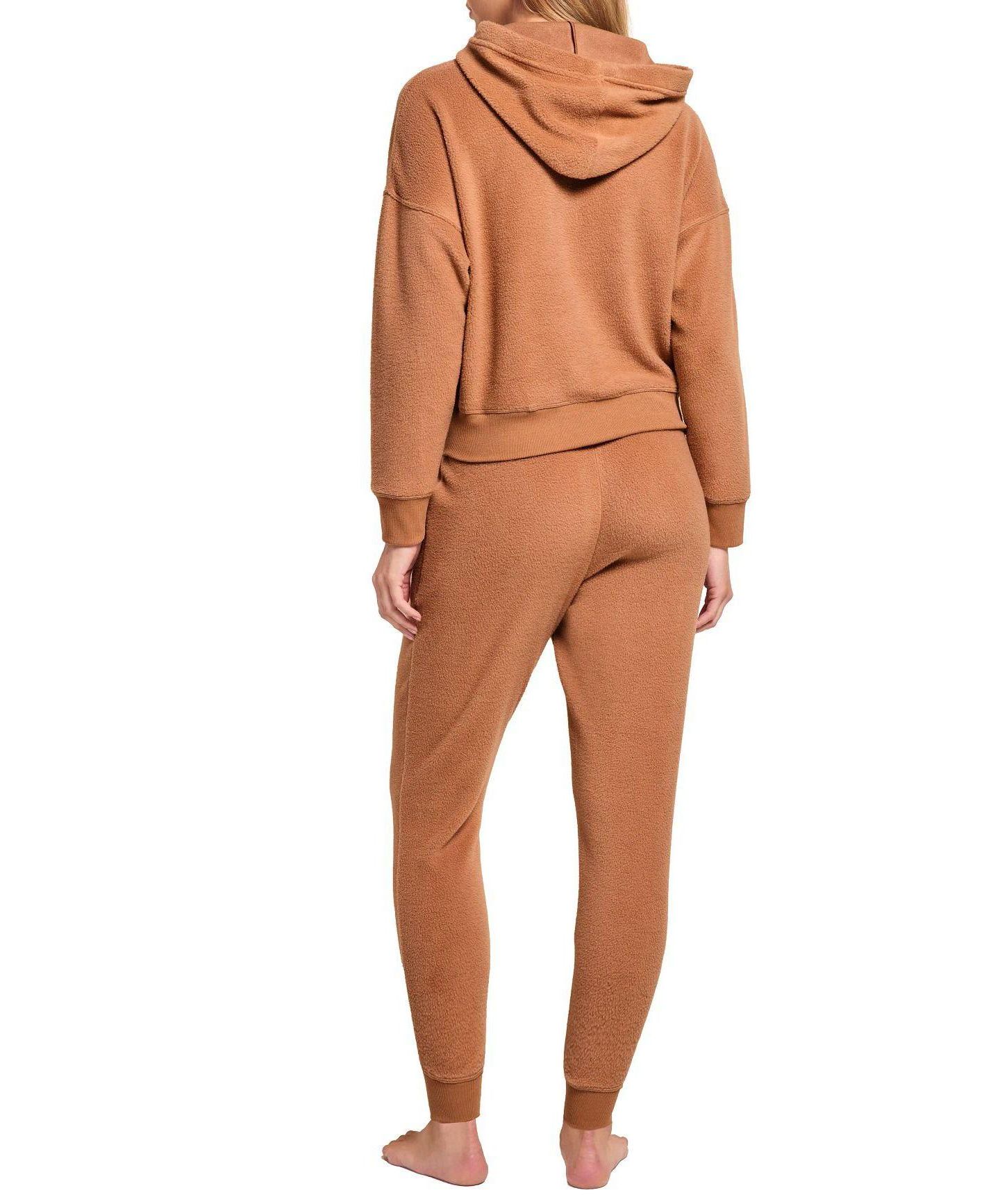 Женский комплект Adore Me Davinia Fleece Matching Hoodie and Jogger Set, 2-Piece Set, цвет: Тёмный бежевый — фото 3