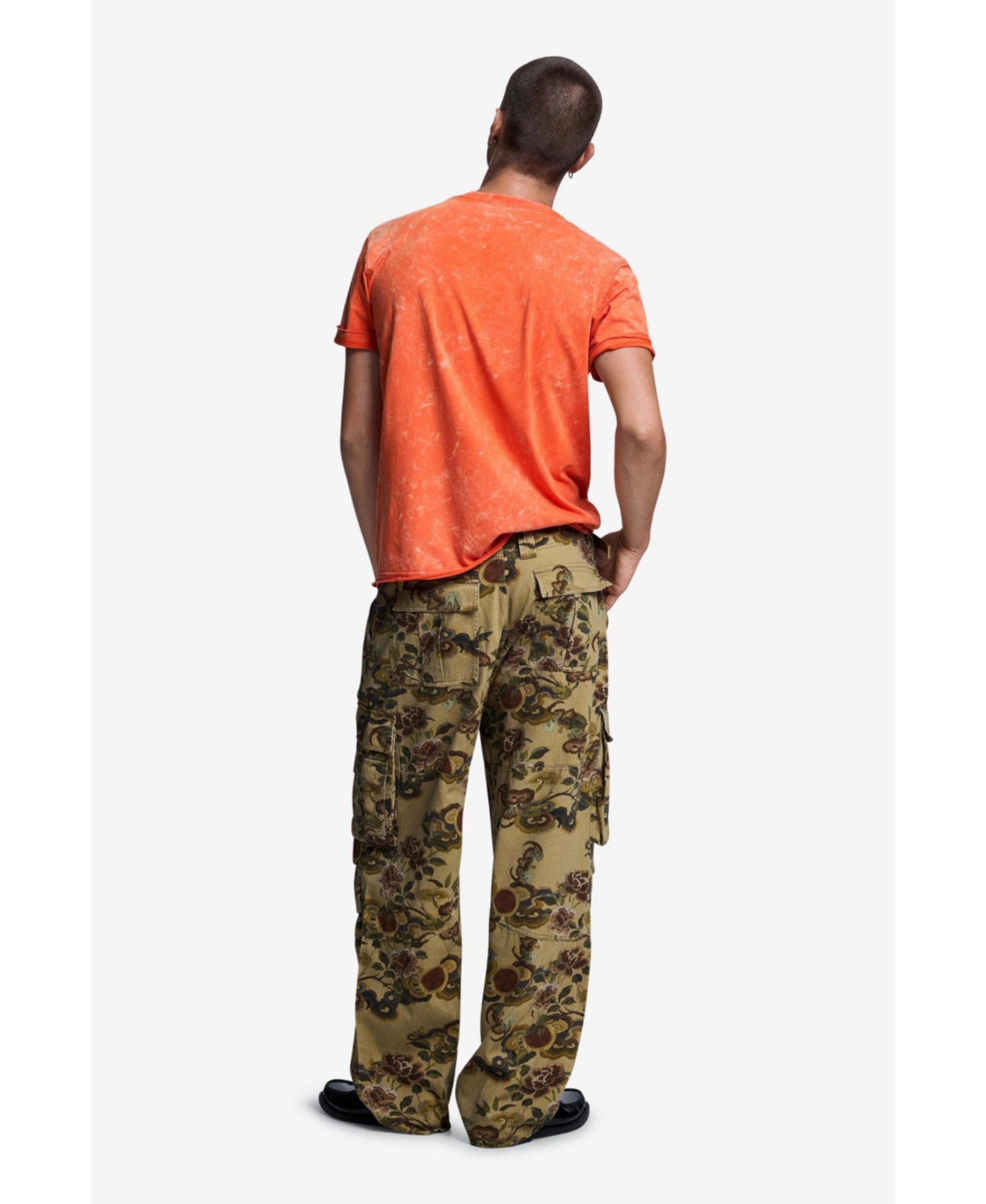 Desigual Men's Camouflage Cargo Pants