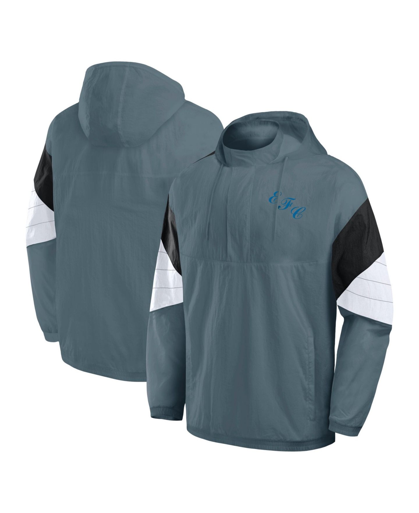 Мужская куртка Fanatics Everton FC Hooded Quarter-Zip Track — фото 1