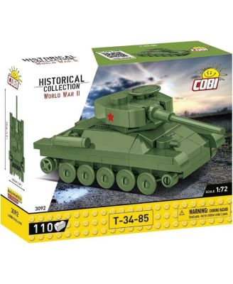 Historical Collection WWII T-34-85 110-Piece Building Set, Ages 6+