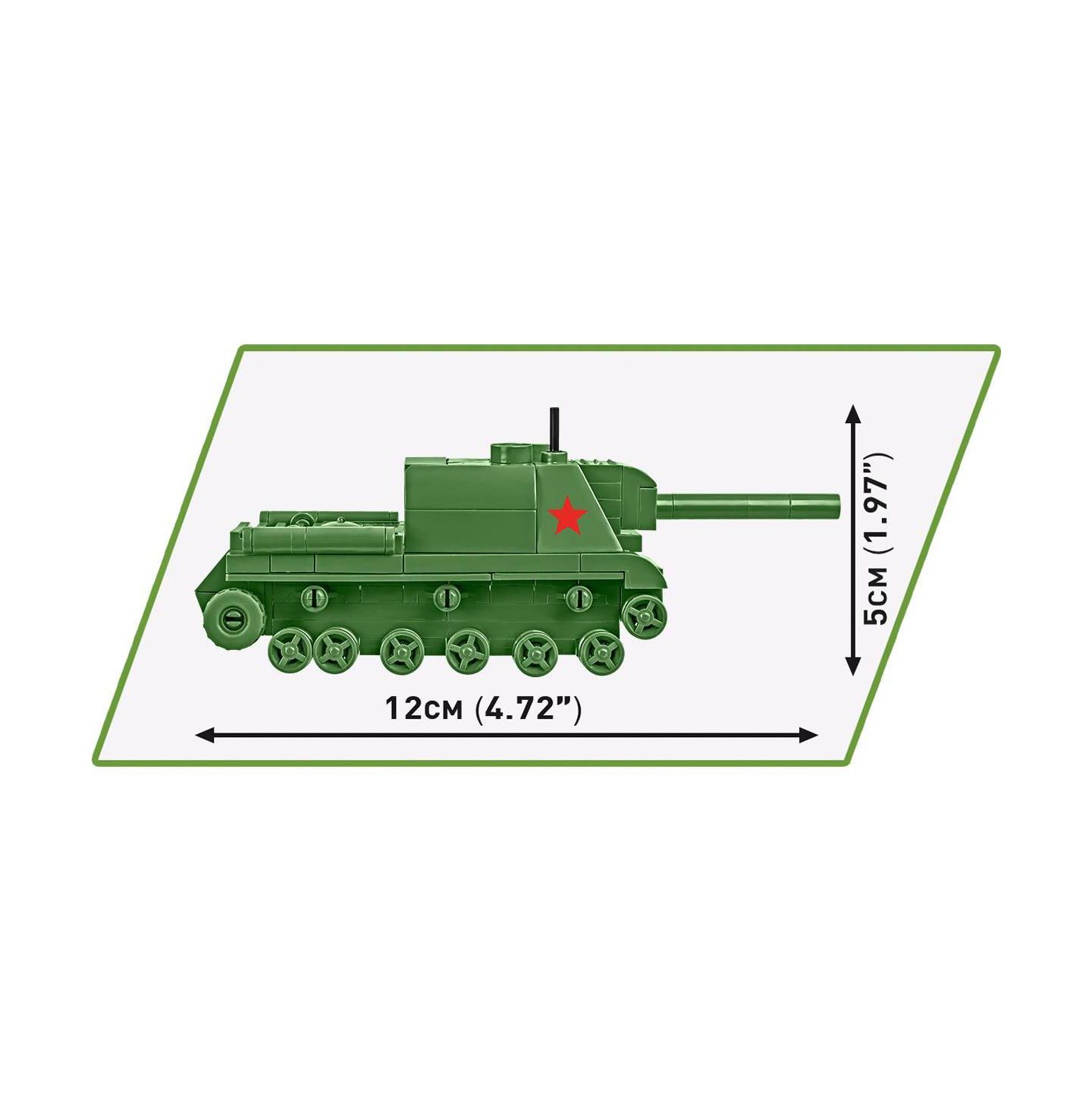 Детский конструктор COBI Historical Collection Wwii Isu 152 Heavy Armored Support 135-Piece Building Set, Ages 6+ — фото 3