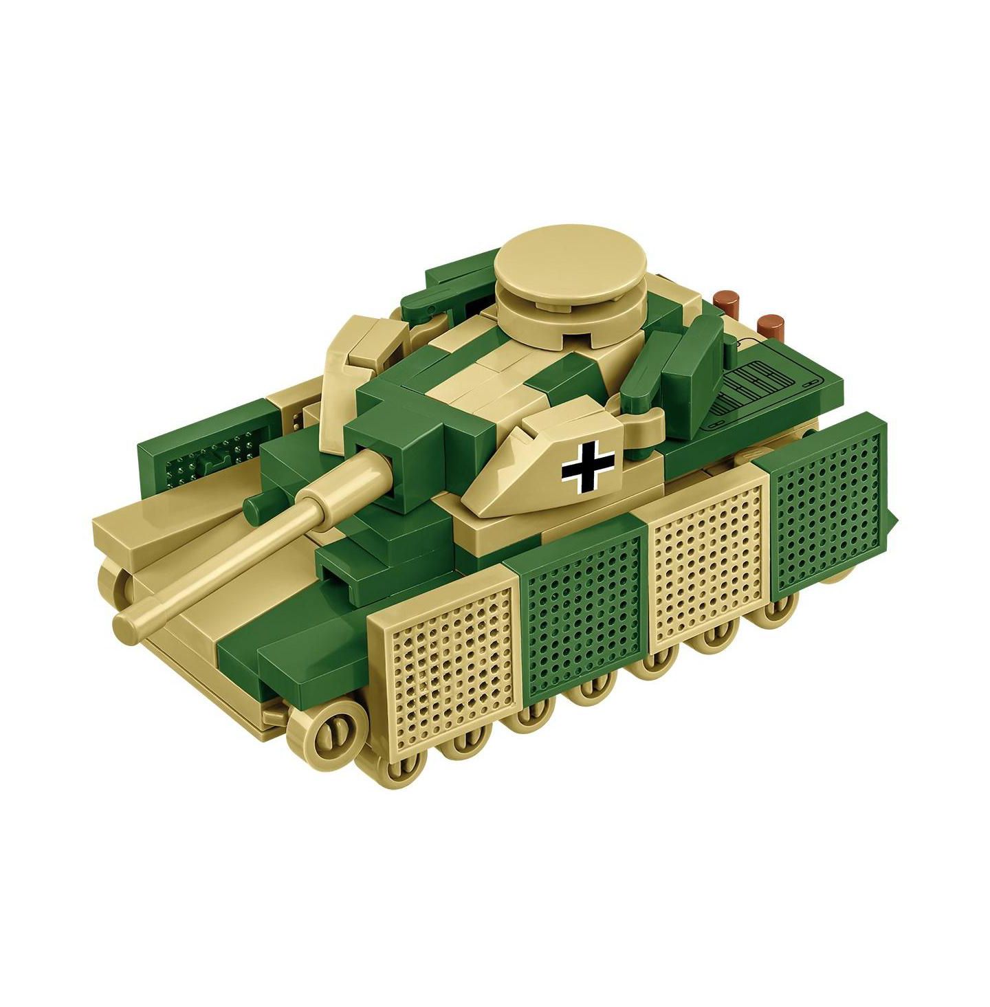 Детский конструктор COBI Historical Collection Wwii Panzer IV Ausf. J Rotating-Turret 128-Piece Building Set, Ages 6+, цвет: Open Miscellaneous — фото 1
