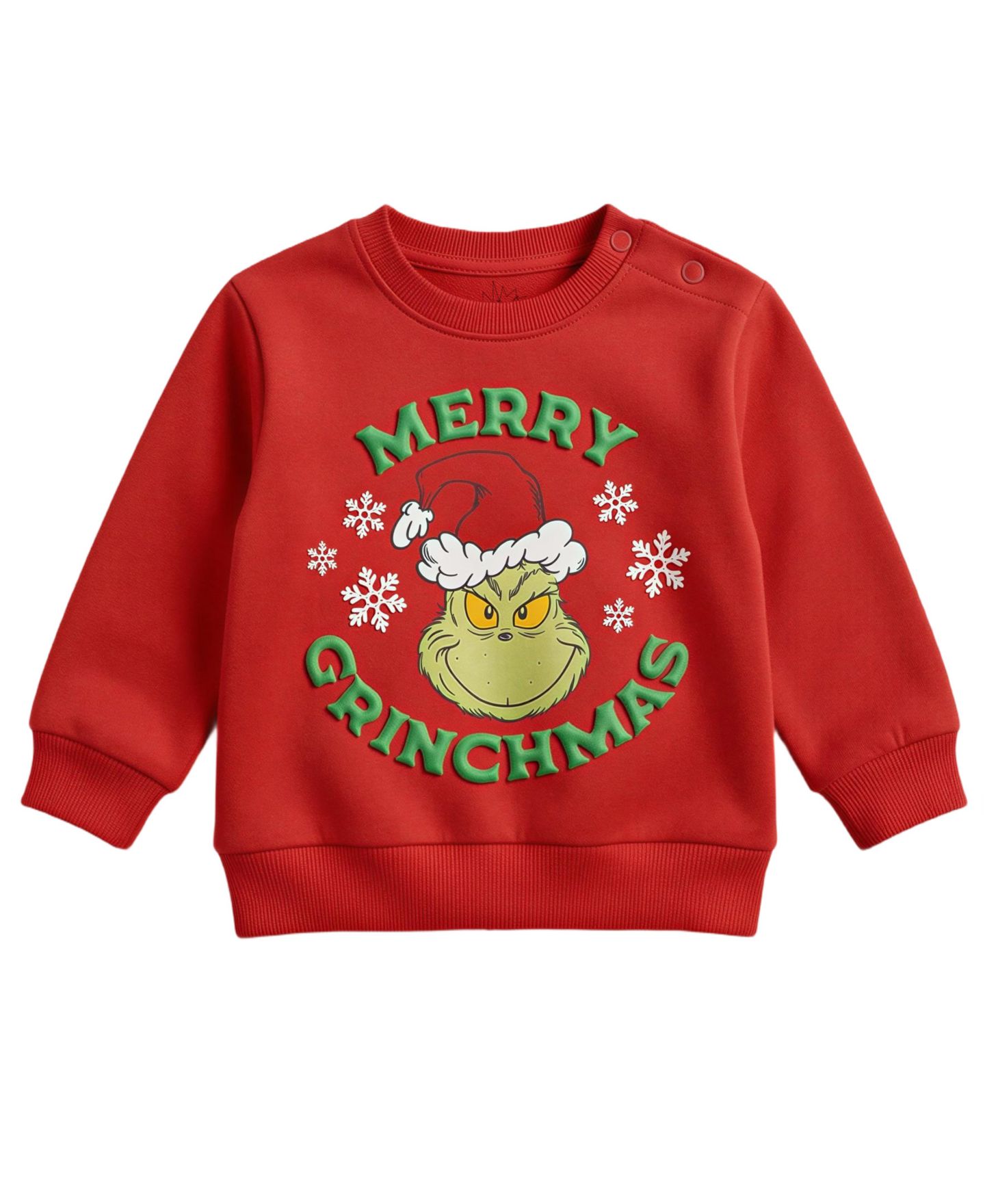 Комплект Disney Grinch Long-Sleeve Holiday Sweatshirt and Joggers, 2-Piece Set для мальчиков-малышей, цвет: Красный — фото 2