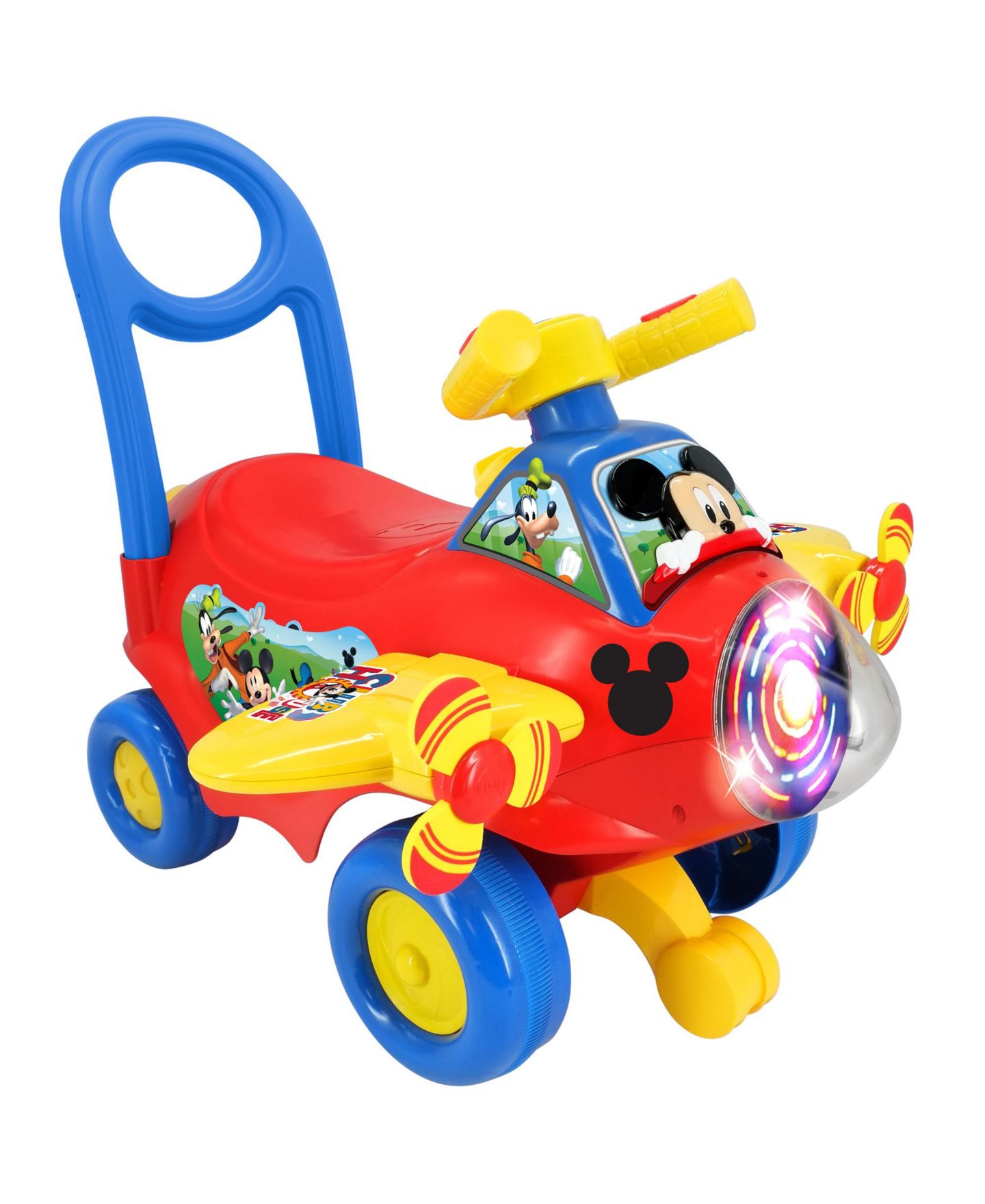 Детская игрушка Disney Activity Plane Ride-On: Mickey with Lights and Sounds, Ages 1+ — фото 1