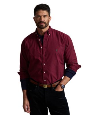 Men's Big & Tall Garment-Dyed Oxford Shirt