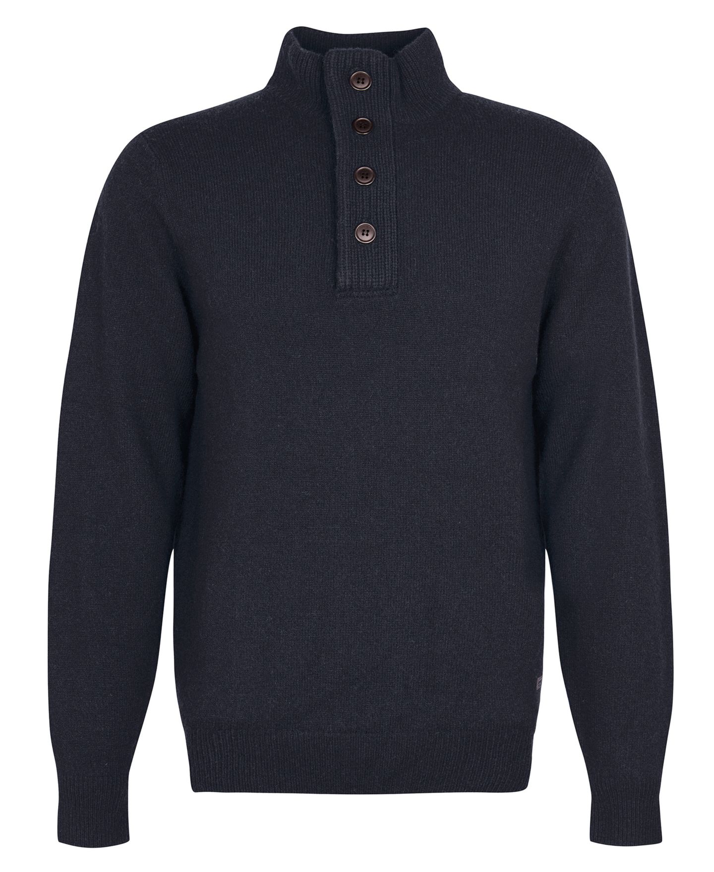 Мужской свитер Barbour Patch Half Zip Wool, цвет: Тёмно-синий — фото 5