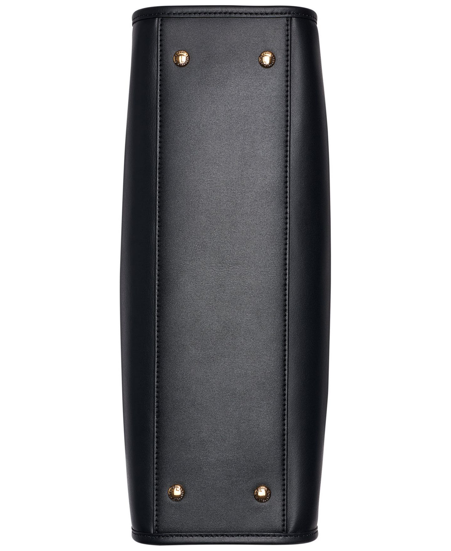 Женская сумка KARL LAGERFELD PARIS Jade Large Leather Laptop Tote, цвет: Чёрный / Золотой — фото 8