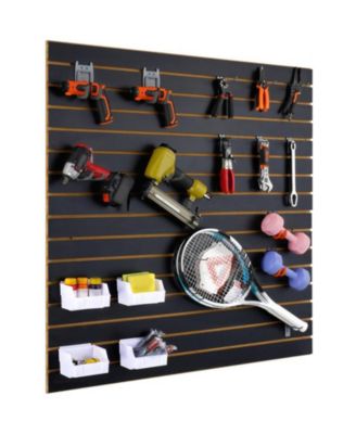 Heavy Duty Slatwall Panels for Garage Wall Organizer - 4 ft x 2 ft Display Panels, 24"H x 48"L Set of 2 Retail Store Craft Storage Organization