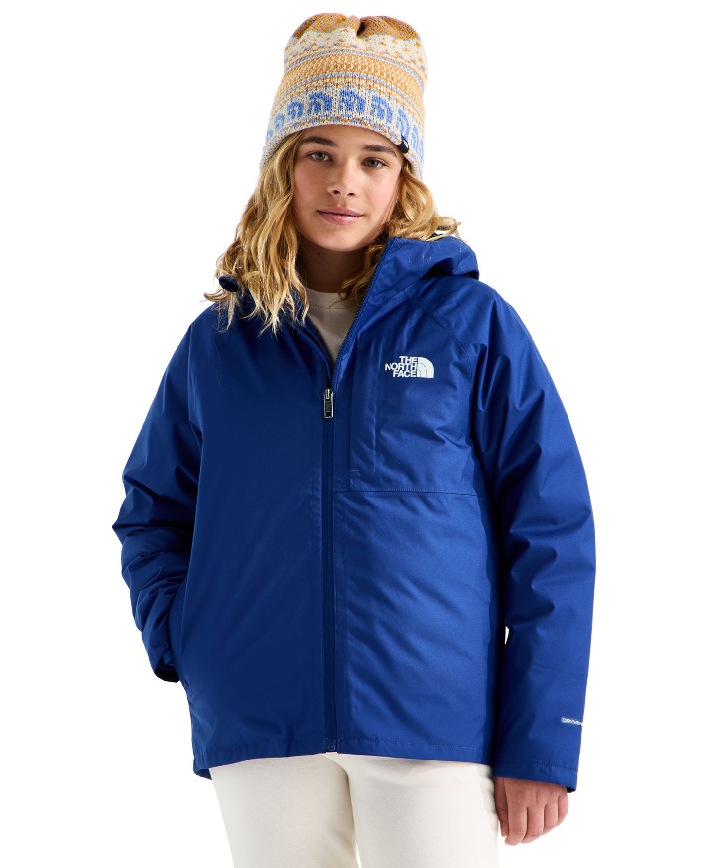 Детская куртка The North Face Perrito 4-in-1 Hooded Reversible, цвет: Насыщенный синий — фото 4