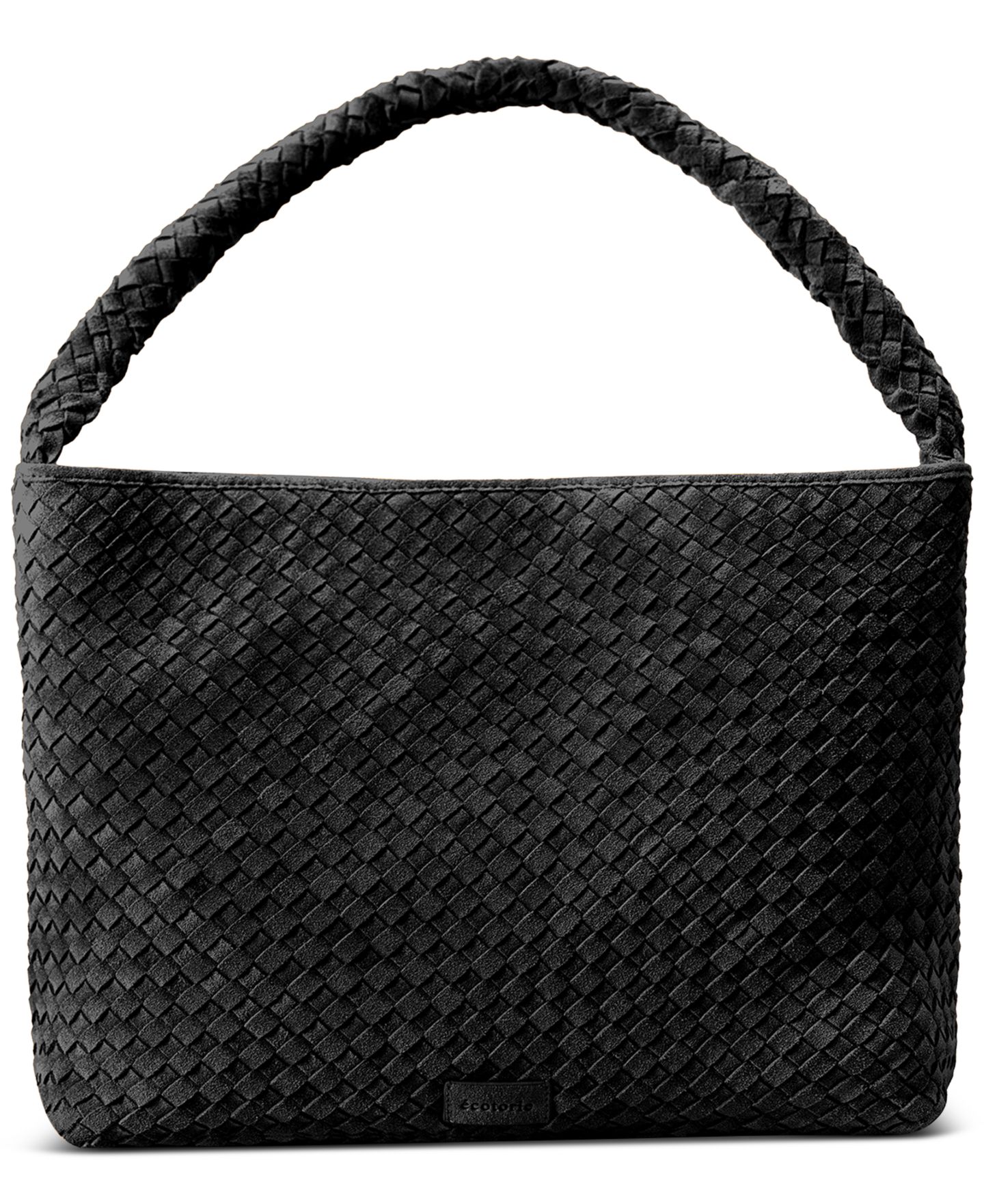 Женская сумка Ecotorie San Antonio Suede Hobo, цвет: Чёрный — фото 1