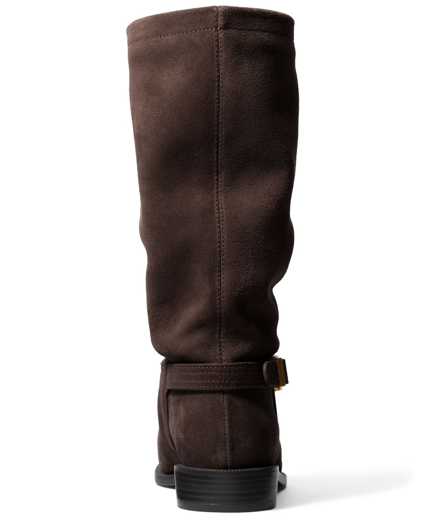 Женские ботинки Michael Kors Harleigh Mid-Shaft, цвет: Шоколадный замшевый — фото 3