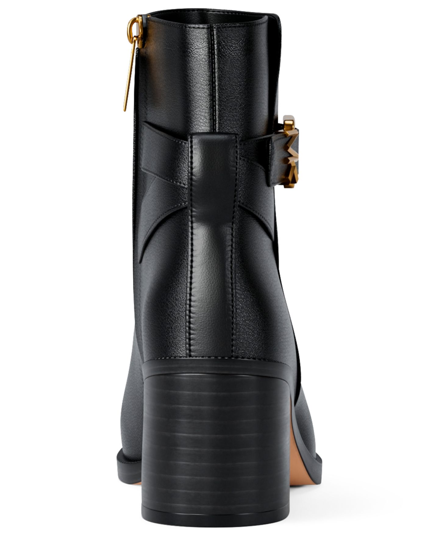 Женские ботинки Michael Kors Rachel Block Heeled Booties, цвет: Чёрный — фото 3