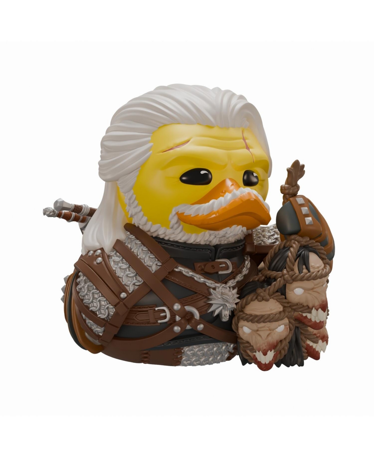 Tubbz The Witcher Iii: Wild Hunt Geralt of Rivia Officially Licensed Boxed Edition 4.35" 1-Piece Action Figure, Ages 3+
