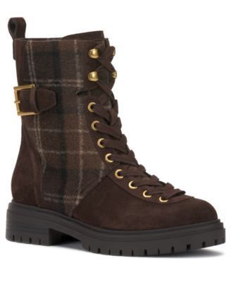 Women's Becinda Lace-Up Combat Booties