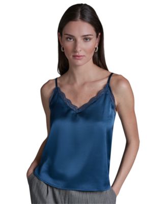 Women's Lace Sleeveless V-Neck Cami Blouse