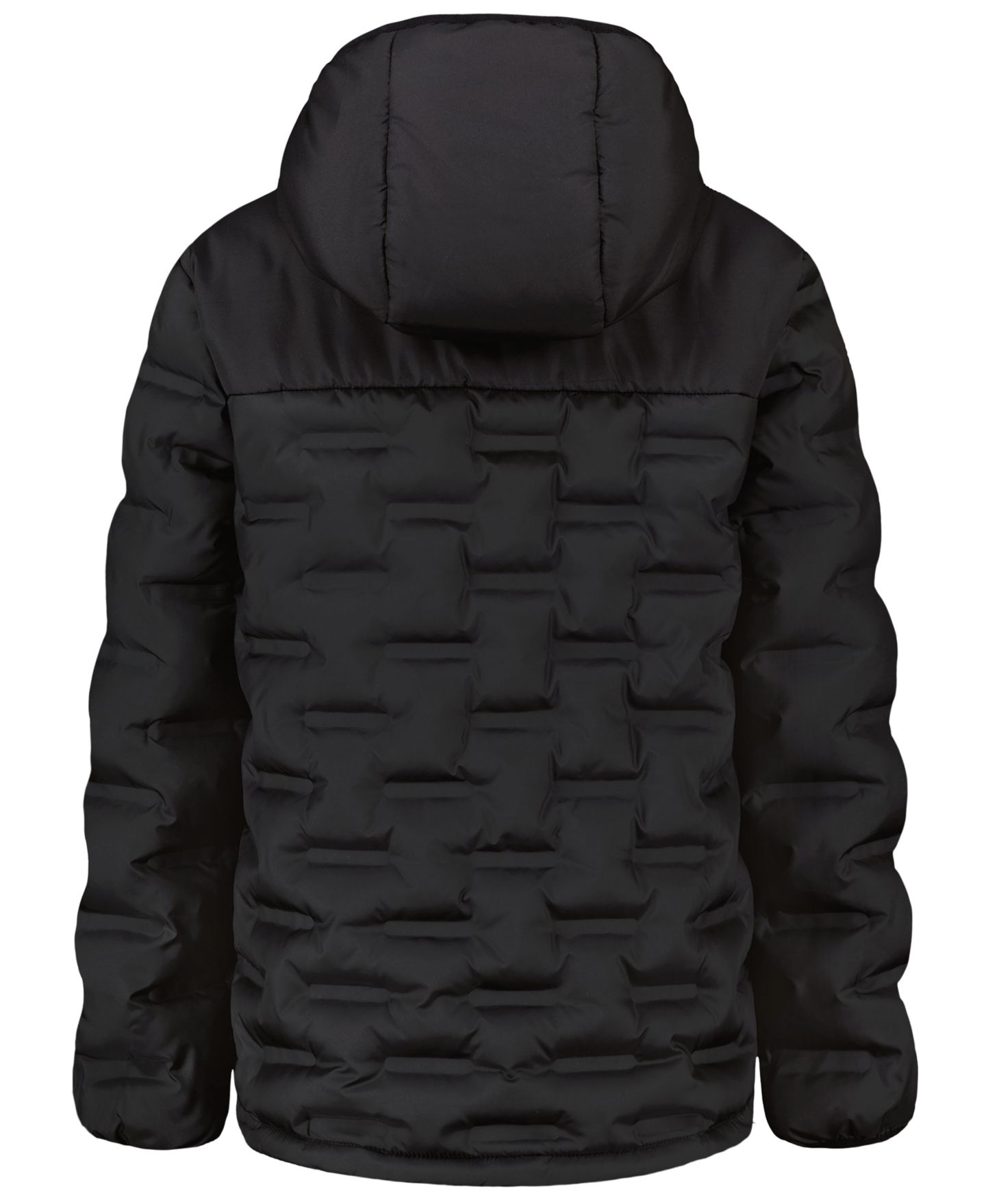 Куртка Under Armour Solid Blue Full-Zip Puffer Hooded Jacket для мальчиков, цвет: Чёрный — фото 2