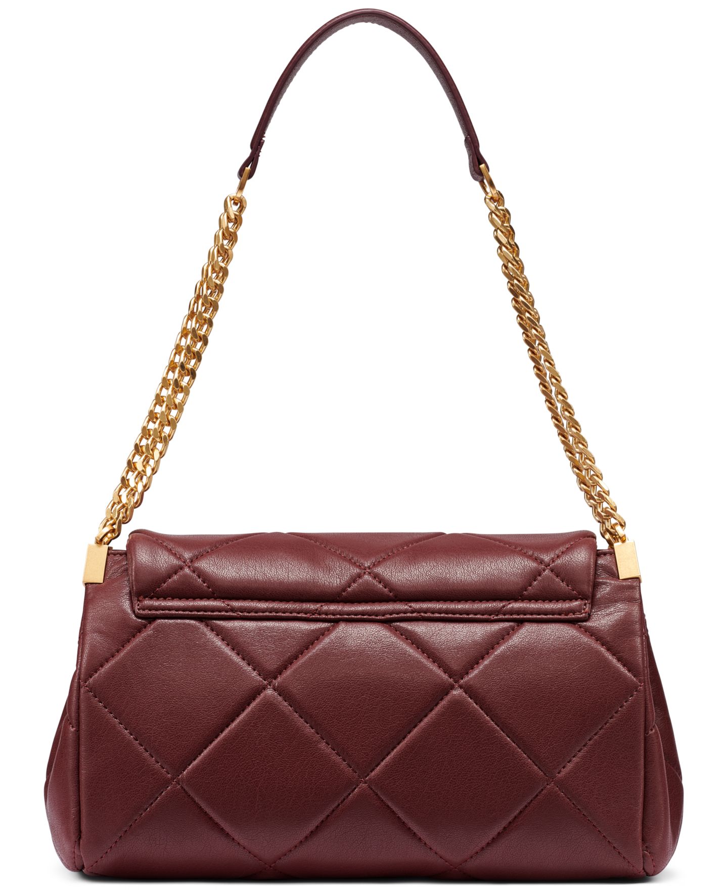 Женская сумка DKNY Soho Small Flap Magnetic Closure Shoulder Handbag, цвет: Сангрия — фото 2