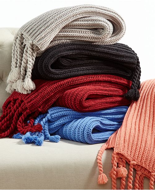 Charter Club LAST ACT! Tassel Throw, Created for Macy's & Reviews