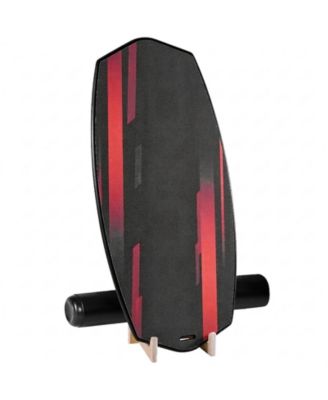 32-Inch Wooden Balance Board Trainer with Roller Set