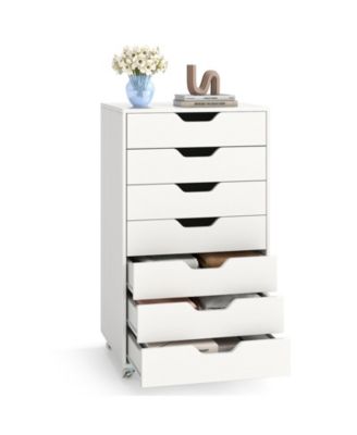 7-Drawer Mobile Storage Chest with Wheels