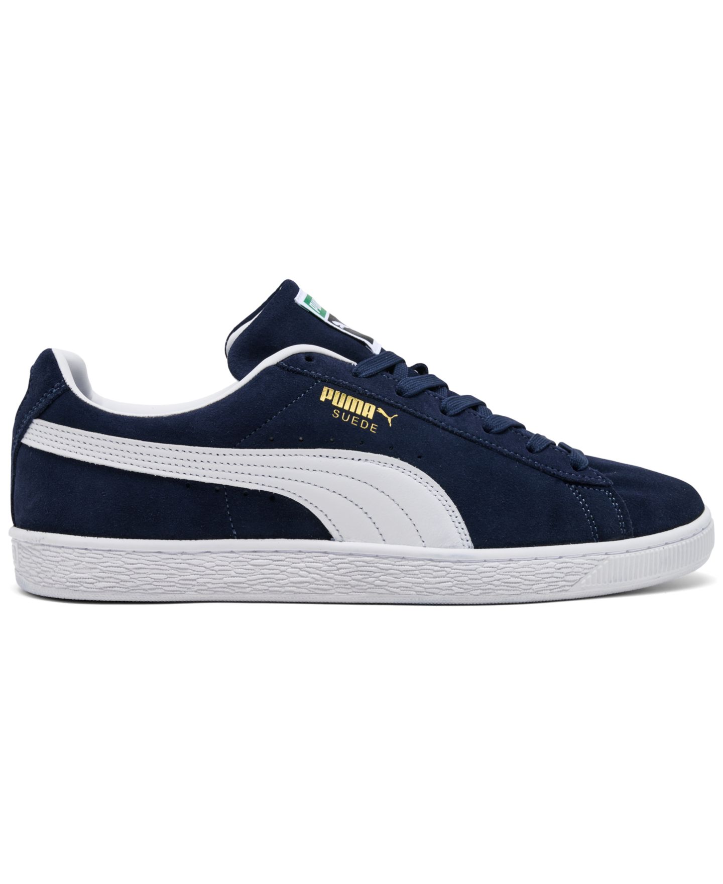 Мужские кроссовки Puma Suede Classic Retro Low-Top, цвет: Синий / Белый — фото 2