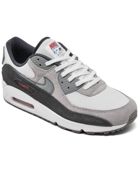 Мужские кроссовки Nike Air Max 90 Retro Visible Air Low-Top, цвет: Белый / Серый