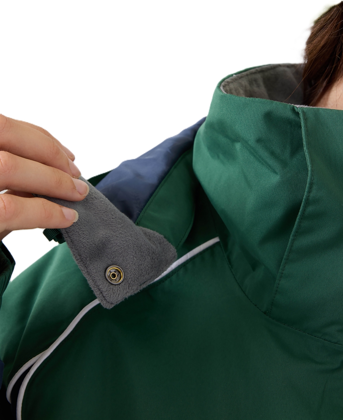 Roxy Women's Honors Waterproof Hooded Helmet-Compatible Jacket