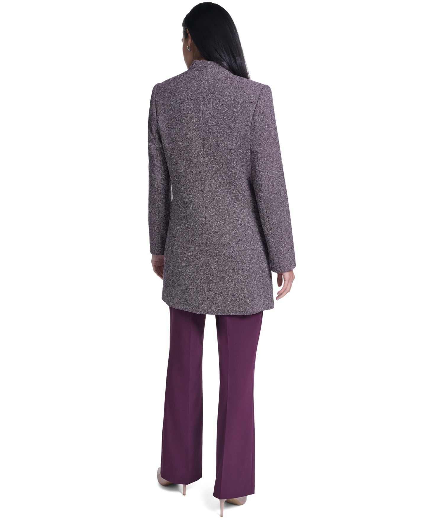 Женская куртка Calvin Klein Open Front Long-Sleeve Jacket, цвет: Разноцветный — фото 5