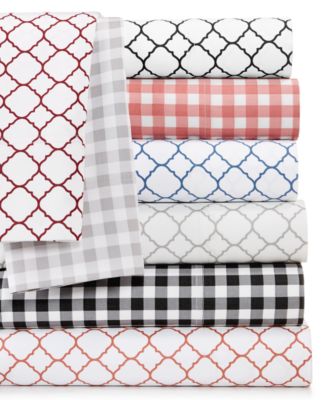 Charter Club Printed Dot Sheet Sets, 500 Thread Count, Created for Macy's 