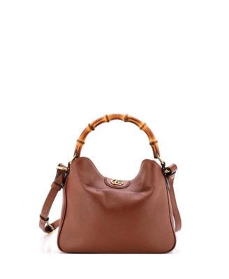 Small Diana NM Bamboo Shoulder Bag Leather