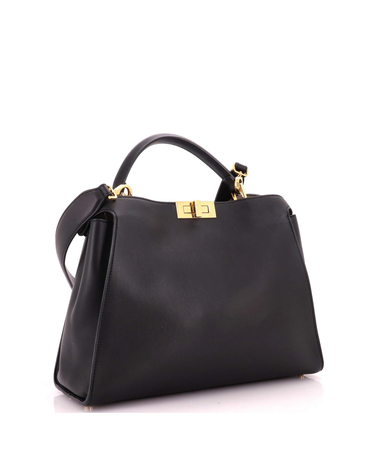Pre-Owned Fendi Medium Peekaboo Essential Bag Leather
