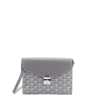 Chypre Wallet on Strap Coated Canvas with Leather