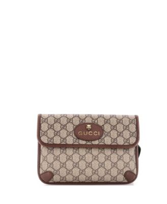 Neo Vintage Flap Belt Bag GG Coated Canvas