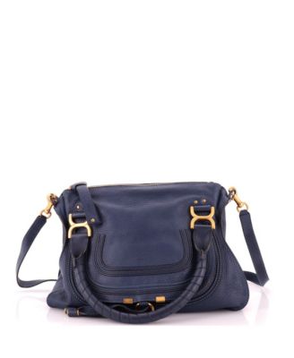 Medium Marcie Satchel Leather