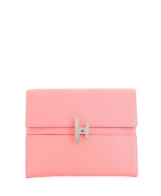 Pre-Owned Hermes Cinhetic Clutch Chevre Mysore