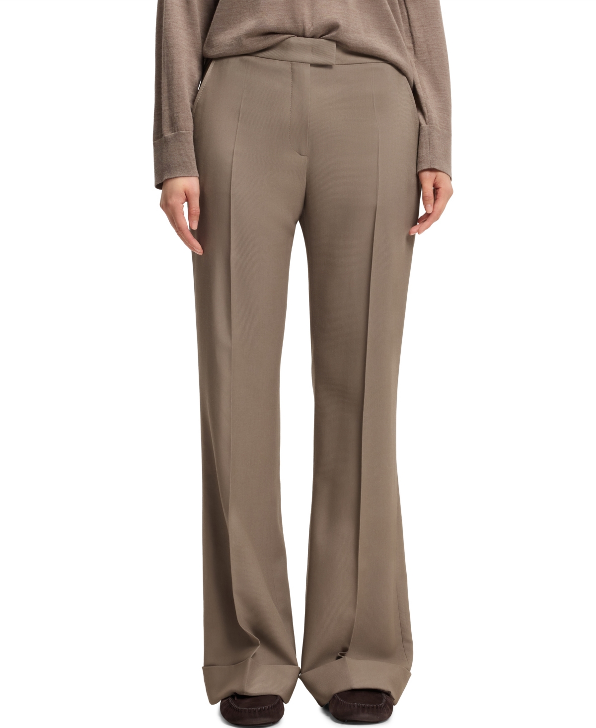 Hugo Boss Women's Talia5 High-Rise Stretch Flared Pants
