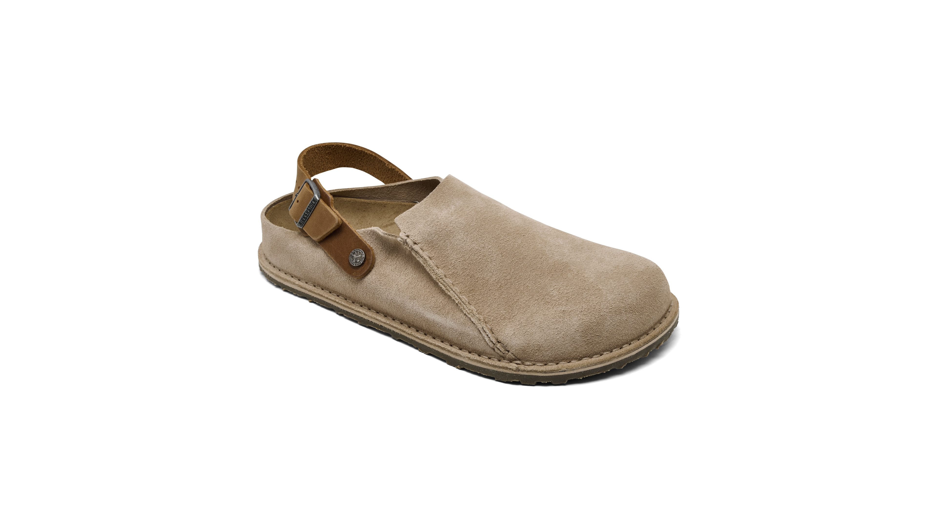Birkenstock Men's Lutry 365 Suede Adjustable Clogs, Style #1032611 from Finish Line